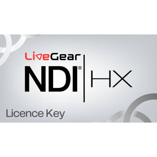 LiveGear NDI HX License Key