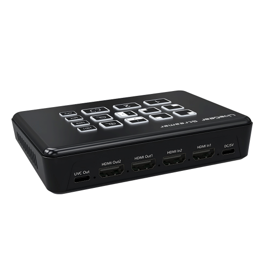 LiveGear Streamer 2 Way HDMI Video Switcher 1080P 60Hz
