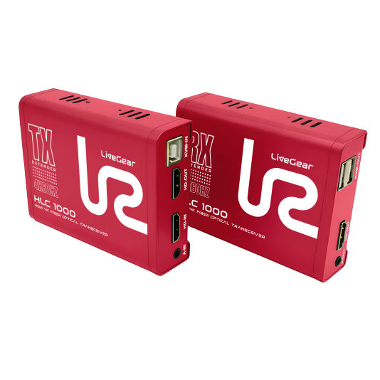 LiveGear HLC1000 HDMI 4K60Hz LC Fiber Optic Extender 10KM