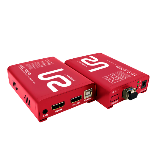 LiveGear HLC1000 HDMI 4K60Hz LC Fiber Optic Extender 10KM