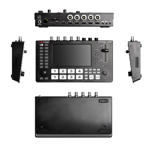 LiveGear Vinega L2S HDMI/SDI 5CH 5.5 Inch Video Switcher Recording Streaming PTZ Controller