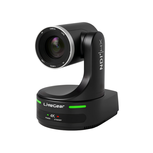 LiveGear UH86DHS PTZ Camera 4K60 SDI HDMI NDIHX3 20x POE AI Tracking Sony Sensor
