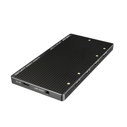 LiveGear CAPLINK VC124 LOOP 4K 4CH HDMI Capture 4K60HZ Loop Out USB3.2 Thunderbolt