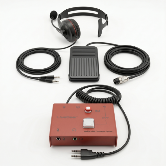 LiveGear WT-BOX PTT Pro kit Professional wired intercom system